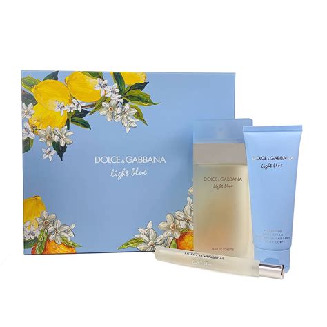 light blue dolce gabbana gift set|Dolce & Gabbana light blue 50ml.